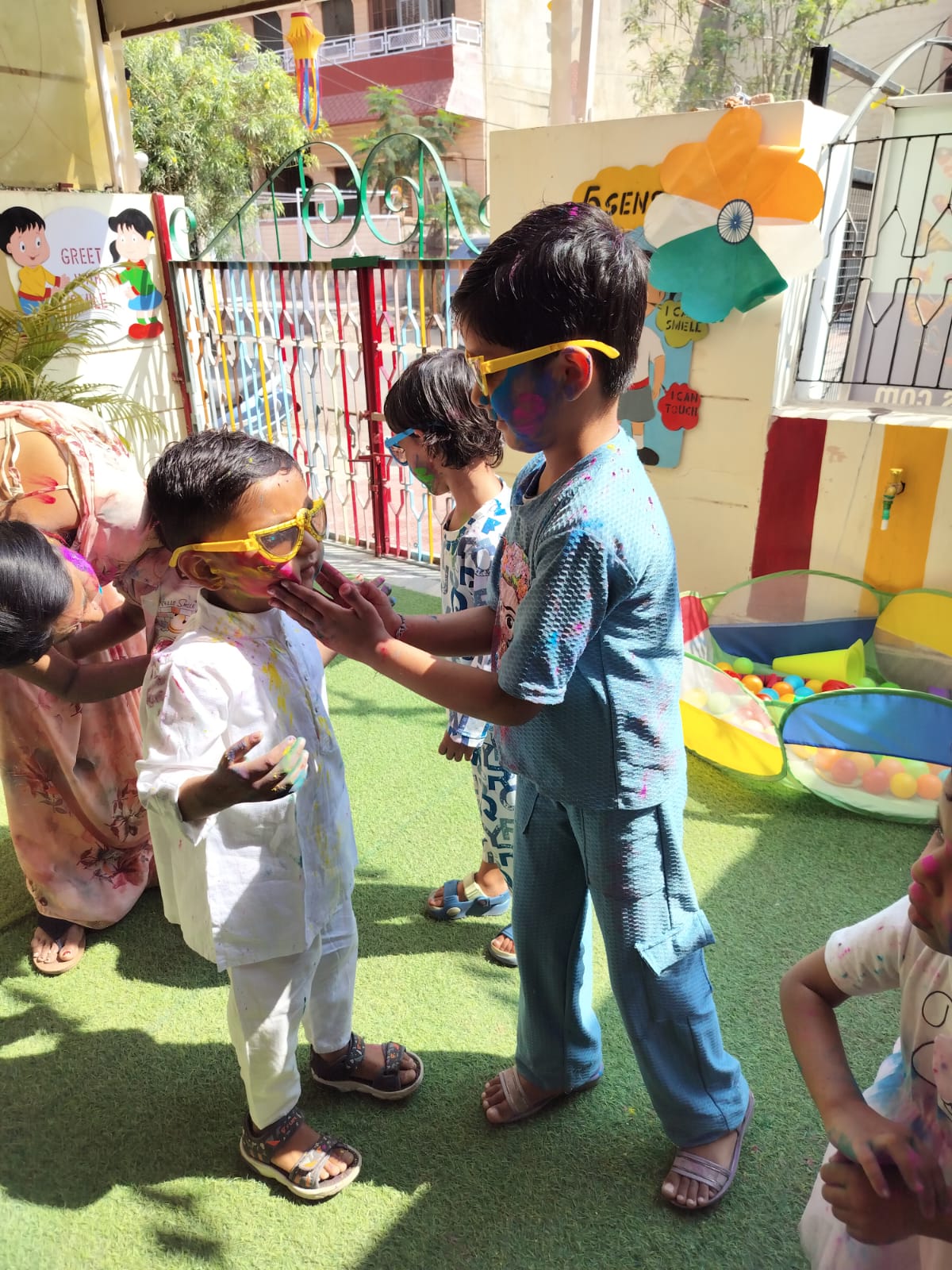 Children learning at Bagiya Little Wings